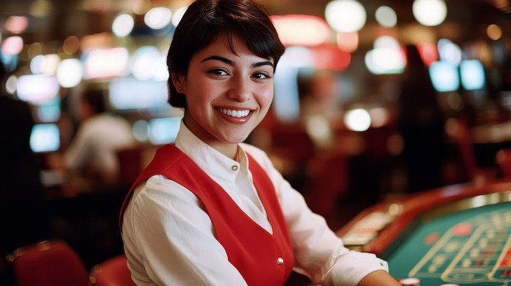 Low-stakes European Roulette table